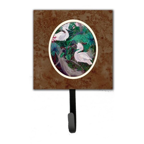 Carolines Treasures Bird Egret Leash or Key Holder 7142SH4 - main